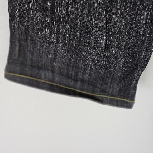 Y2K Vintage Project Mayhem Baggy Embroidered One Pride Jeans 38 X 32 Dark Wash - Picture 7 of 16